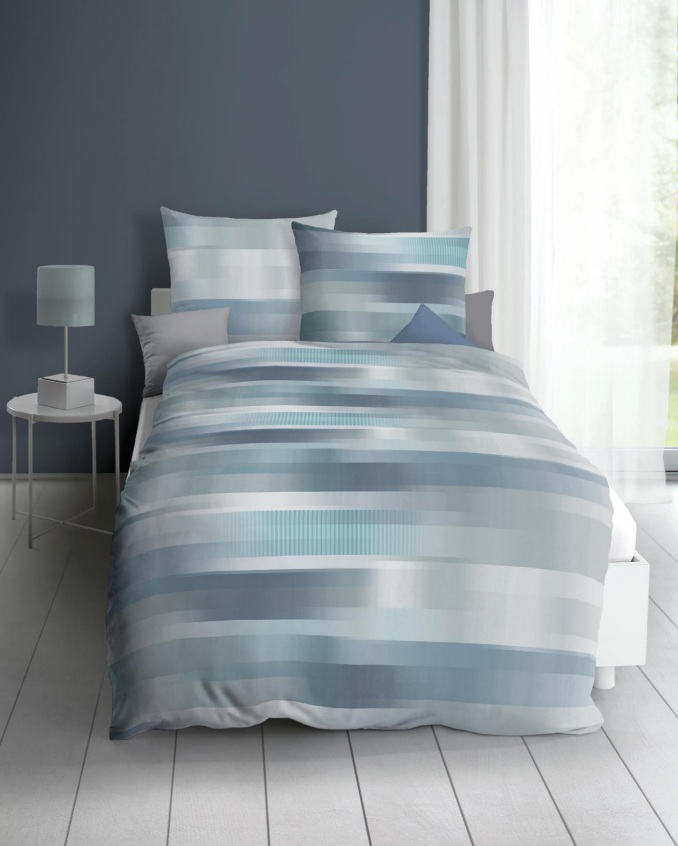 Kaeppel Mako-Satin Bettwäsche Vision 0511 - Fb. 643 türkis