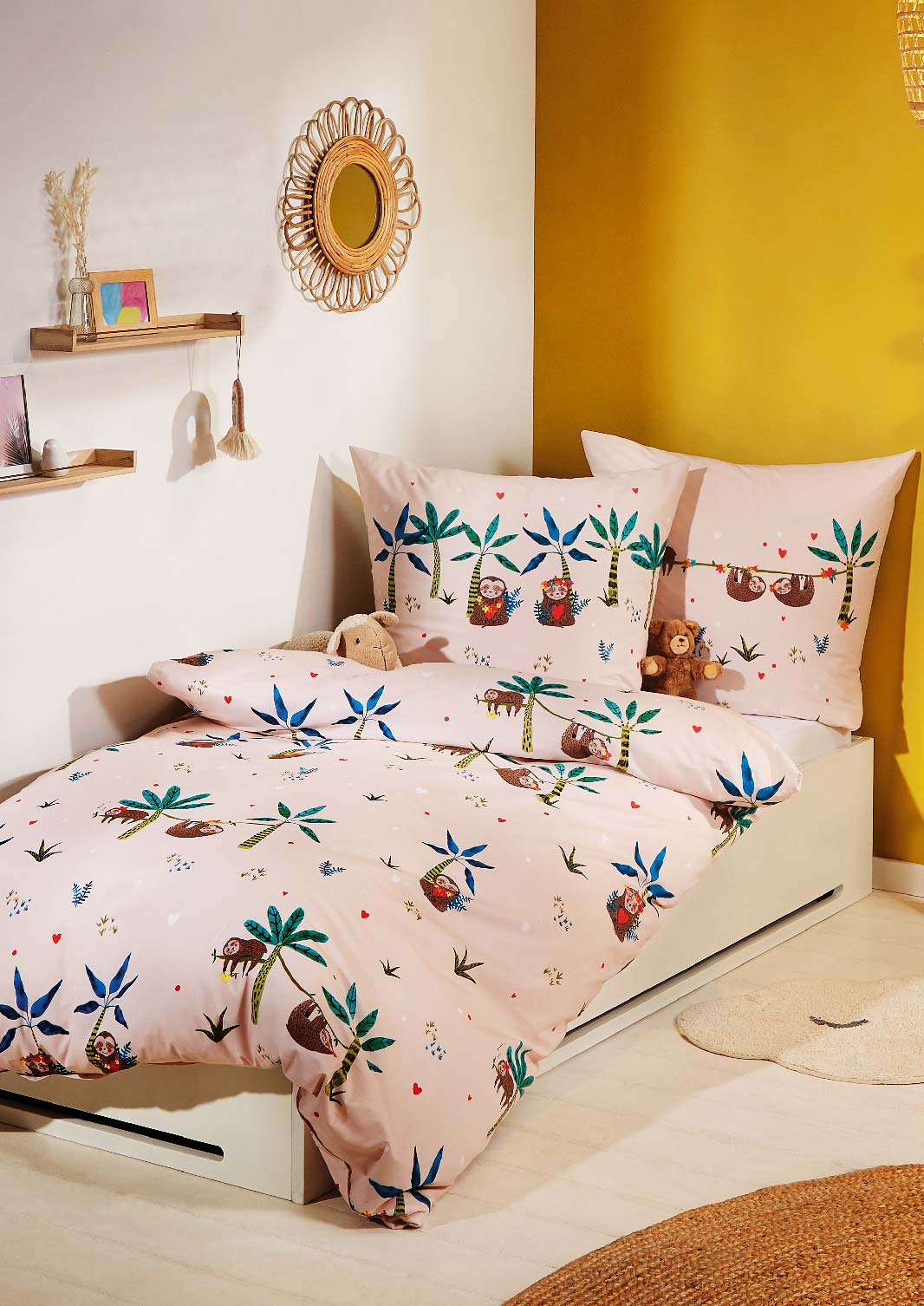 Kaeppel Junior-Bettwäsche "Faultiere"