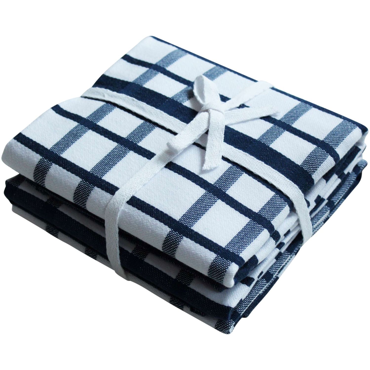 Stuco Geschirrtücher mit Schleife, Fb. blau