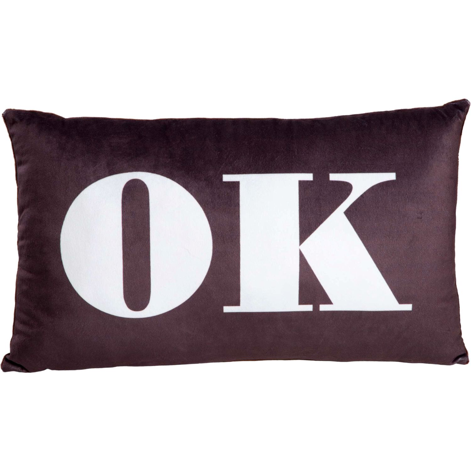 Stuco Sprüche Dekokissen "OK", 30x50cm