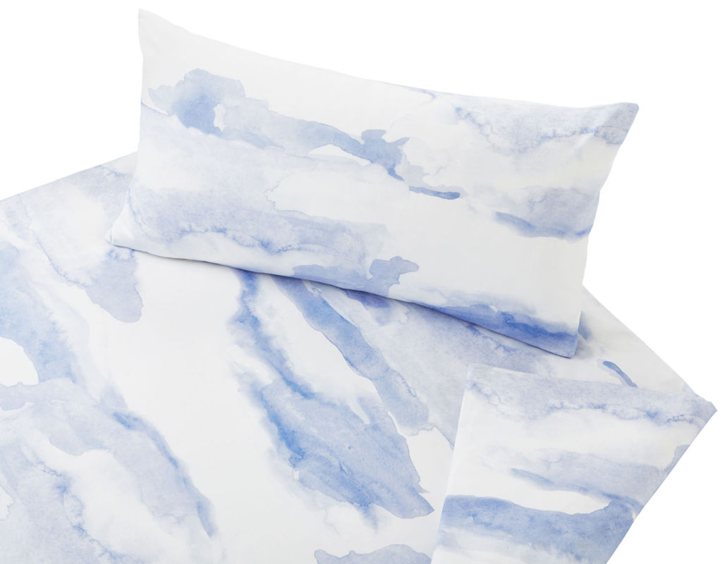 Cotonea Bio-Satin Bettwäsche Wolken