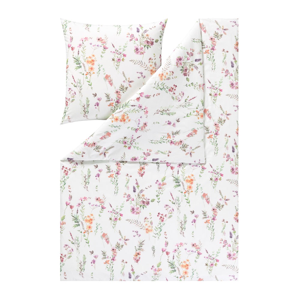 Estella Kuschelflanell Bettwäsche Millefleur 4471 - Fb. 985 Multicolor