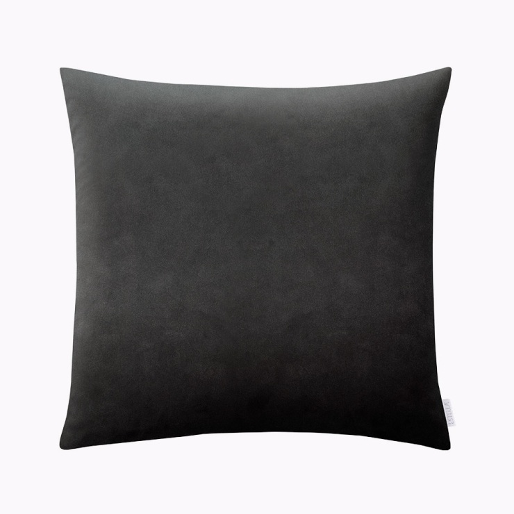 Estella Mischgewebe Kissenhülle Velvet 8453 - 50x50cm - Fb. 905 schiefer