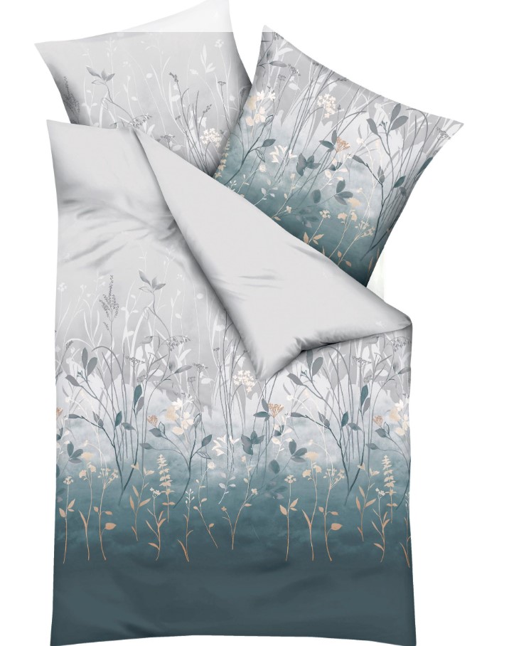 kaeppel Mako-Satin Bettwäsche Herbal - Fb. 641 taube