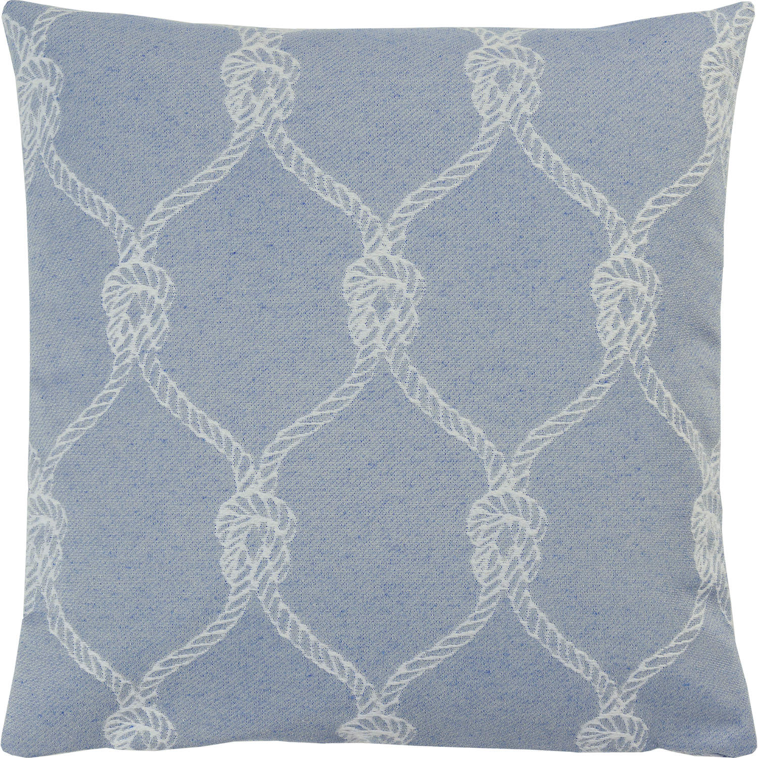 Sander Kissenhülle Knots eckig Fb: 10 mittelblau