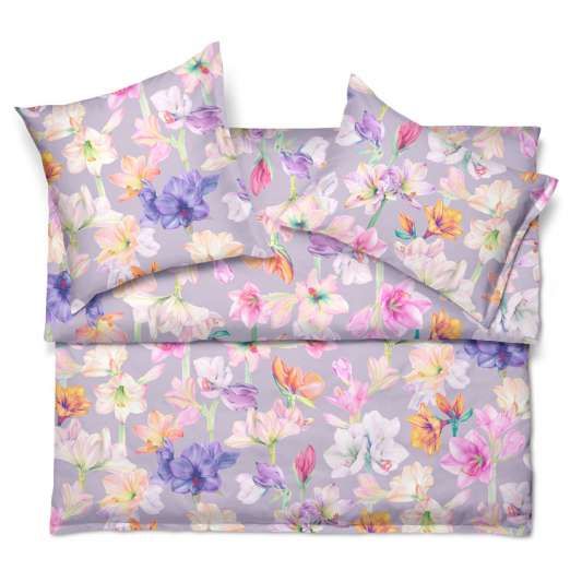 Schlossberg Satin Noblesse Bettwäsche Amalia - Fb. viola