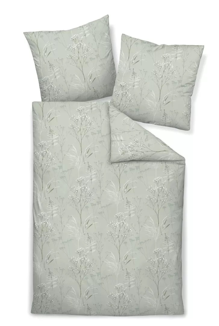 Janine Interlock-Jersey-Bettwäsche Carmen S 55070, Fb. 06 salbeigrün