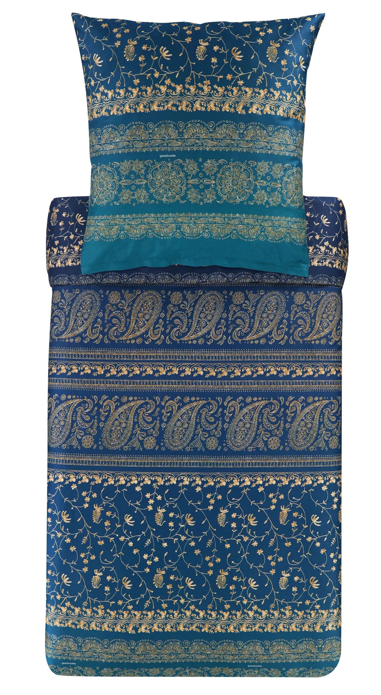 Bassetti Satin Bettwäsche Brenta B1 Fb. Blau