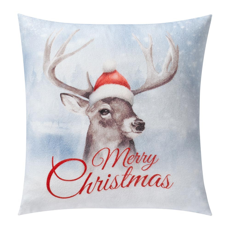 Estella Kuschelflanell-Kissenhülle Santa Wilbur - 50x50cm