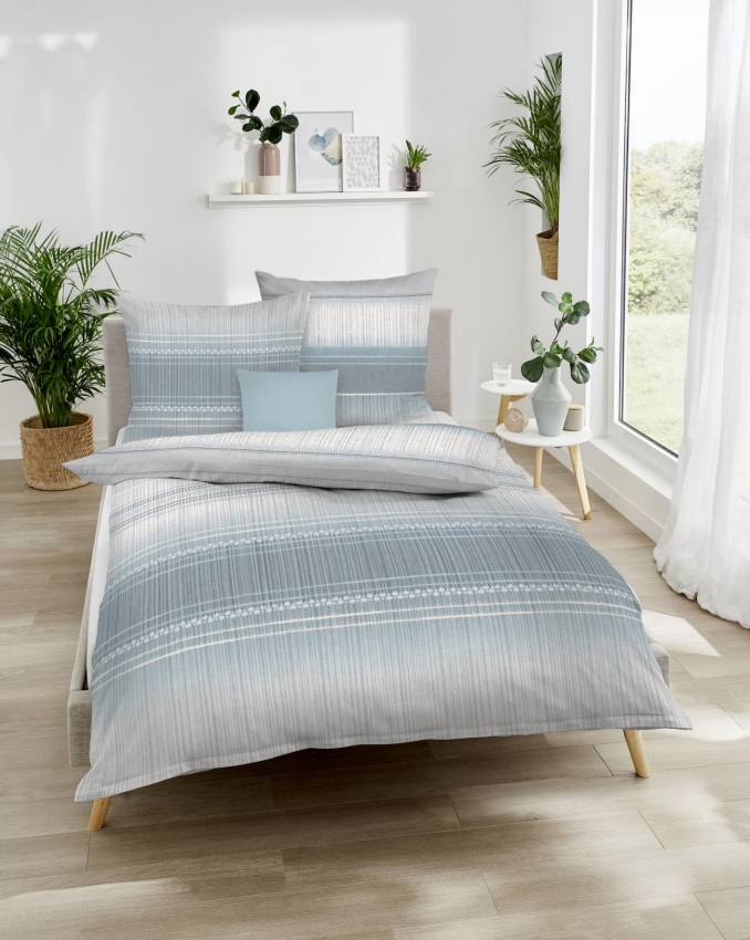 Kaeppel Feinbiber Bettwäsche Charisma 0504 - Fb. 529 graphit