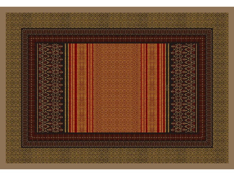 Bassetti Plaid Roccaraso R1, Fb. Rot, 135x190 cm