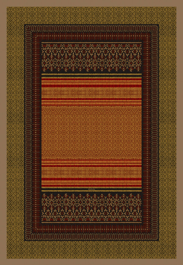 Bassetti Plaid warm Roccaraso R1, Fb. Rot, 140x190 cm