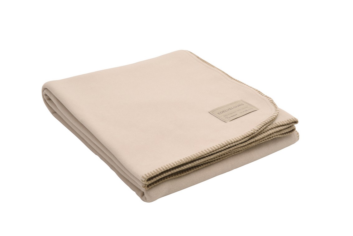 Eskitex Wohndecke Edelvelours - Fb. Beige - 150x200cm