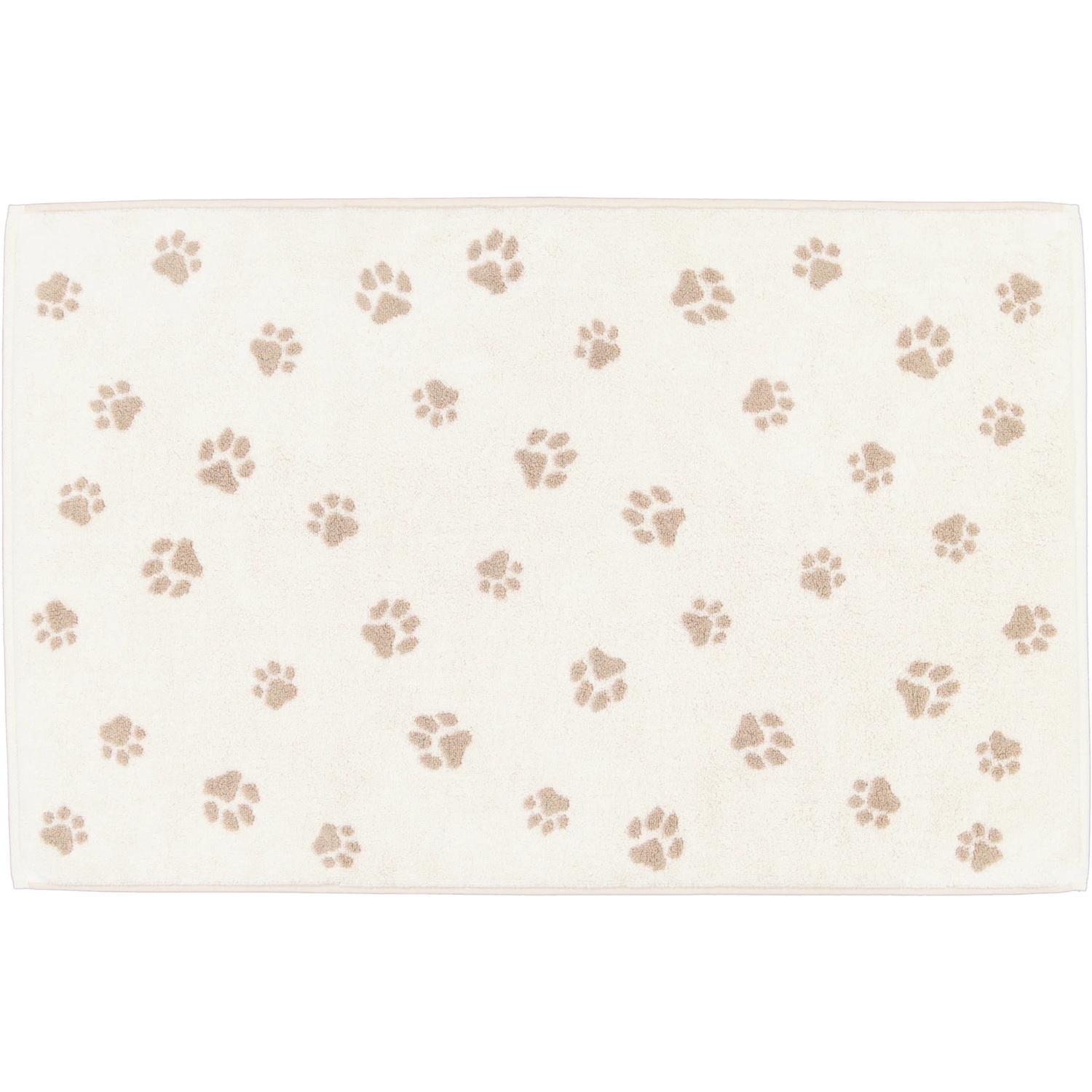 Cawö Badematte Pfote We love Dogs - 50x80cm - Natur/Beige