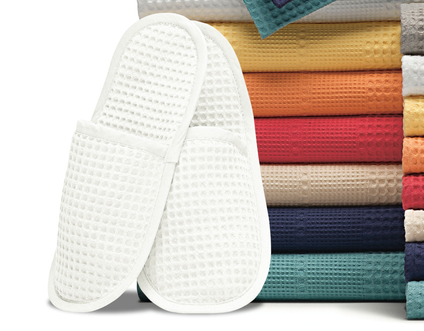 Cotonea Bio-Waffelpikee Hotelslipper