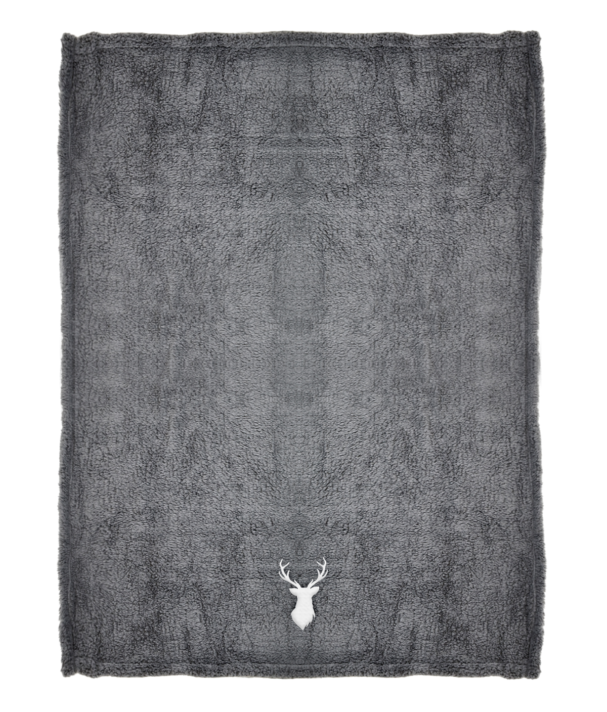 Wohndecke "Hirsch" - Fb. Anthrazit - 150x200cm