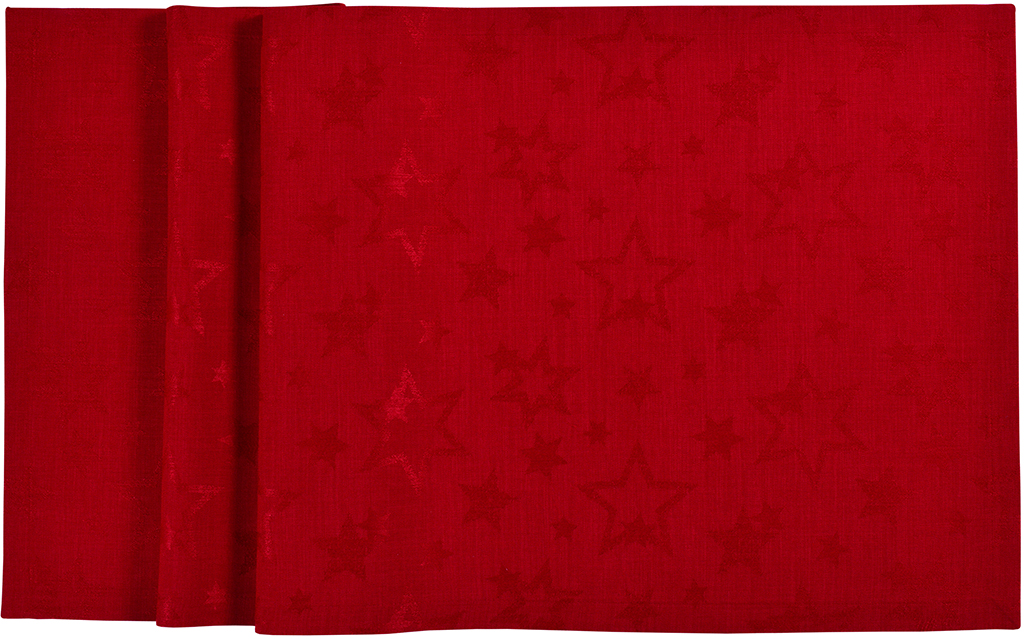 Sander Tischdecke Cosmo - Fb. Rot