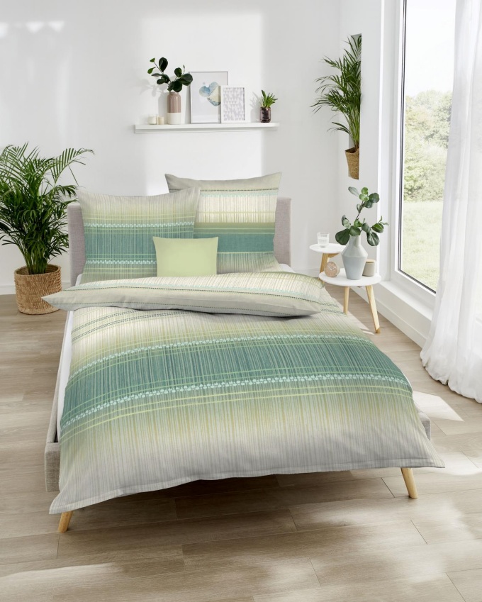 Kaeppel Feinbiber Bettwäsche Charisma 0504 - Fb. 523 jade
