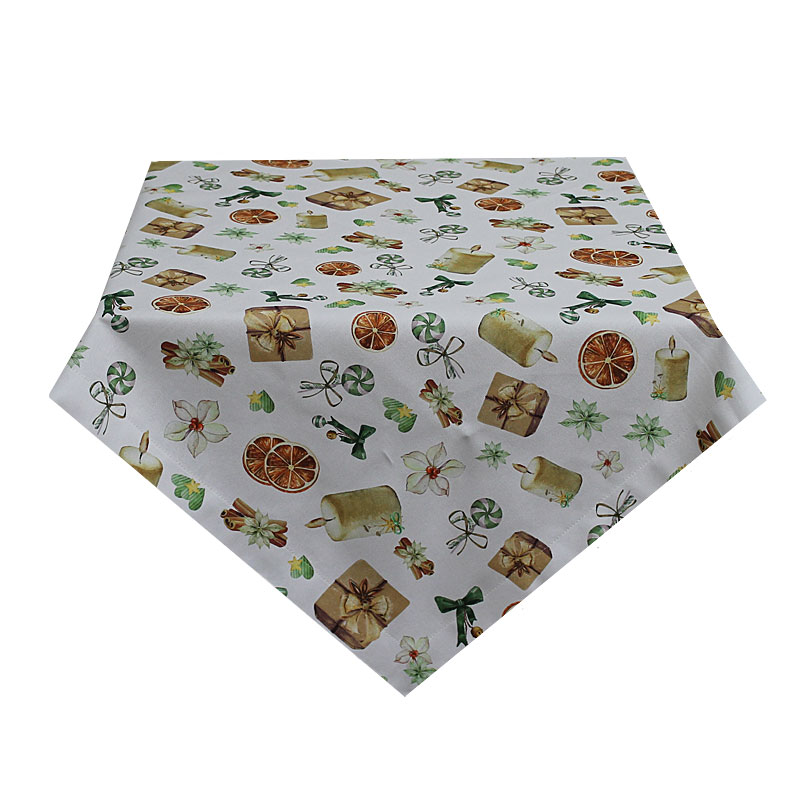 Hossner Kissenhülle Candles, Fb. ecru/bunt