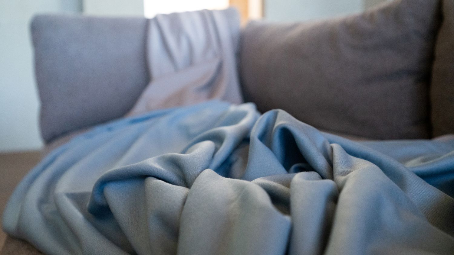 BSensible Decke NaturZinc, Fb. Blaue Brise 155x220 cm