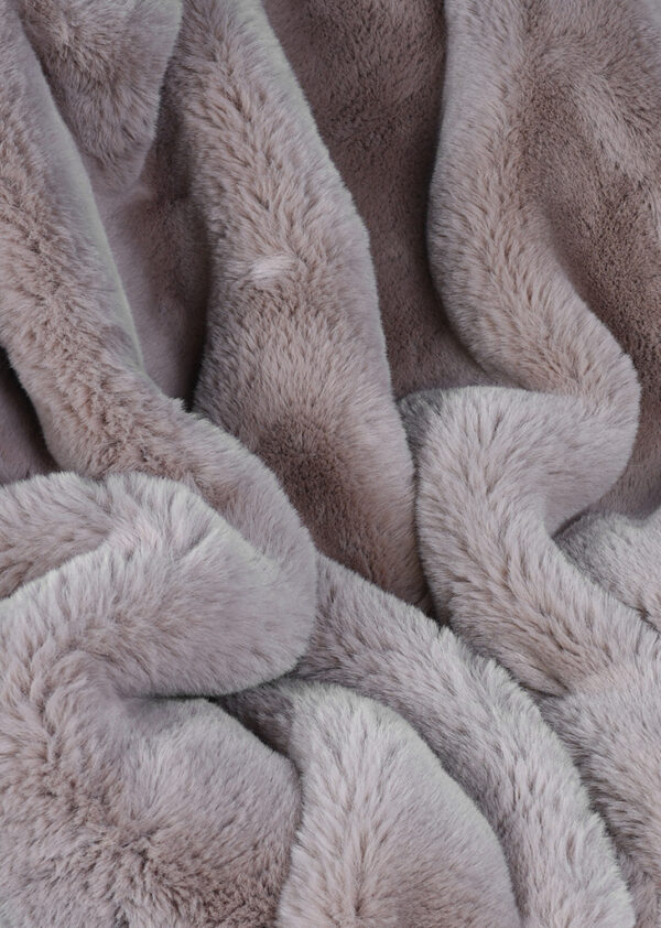 StarHome Webpelzdecke Donna Fb. Taupe - 140x190cm