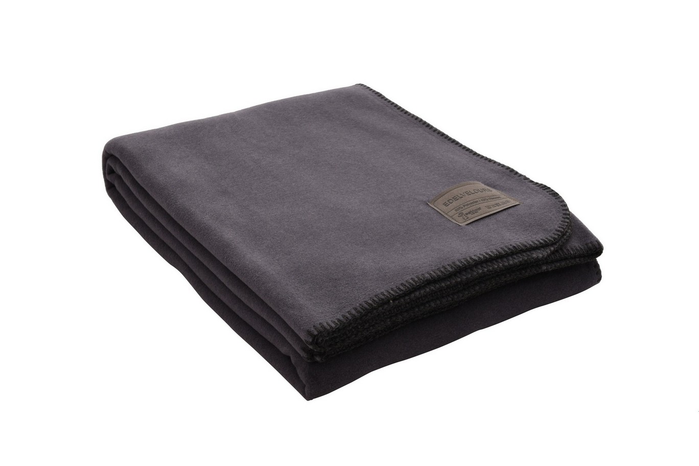 Eskitex Wohndecke Edelvelours - Fb. Anthrazit - 150x200cm